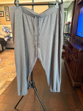 Sonoma Heather Gray Drawstring Jogger Pants
